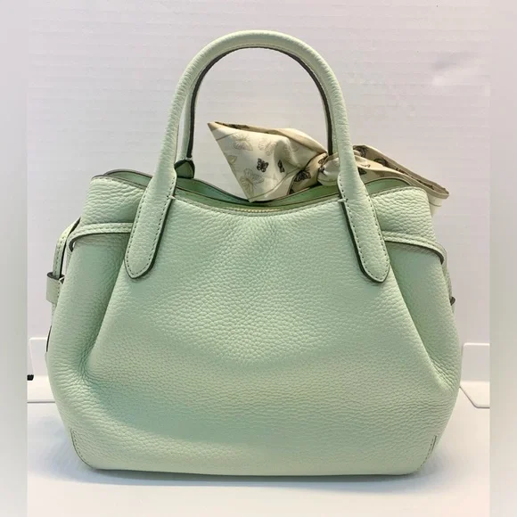 ☀️Kate Spade Dumpling small satchel & matching wallet - Light Olive - NWT - Picture 4 of 13